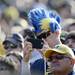 A Michigan fan takes a photo from the stands during the second quarter at Michigan Stadium. Melanie Maxwell I AnnArbor.com